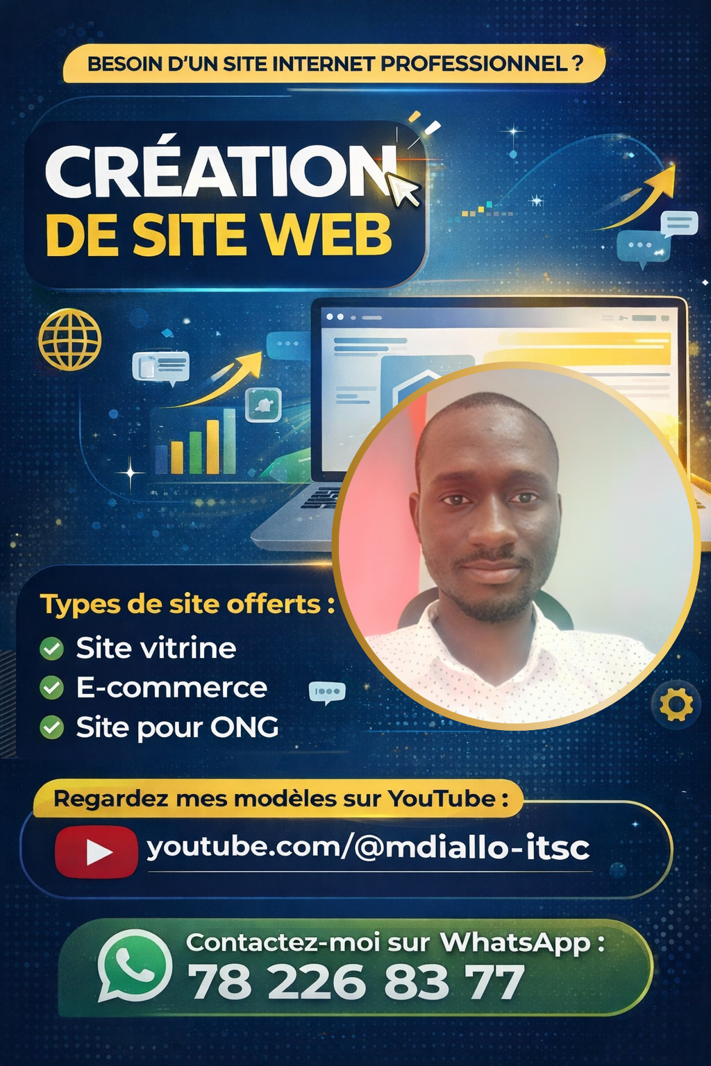 Service de création site web à Dakar Sénégal