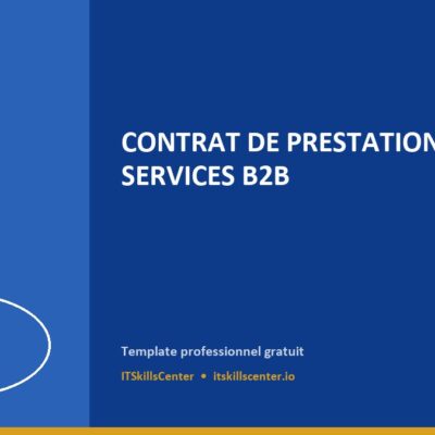 Contrat de Prestation de Services B2B