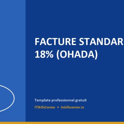 Facture Standard TVA 18% (OHADA)
