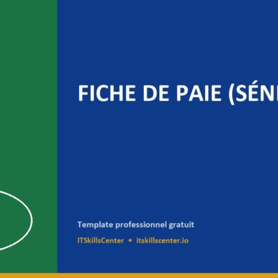 Fiche de Paie (Sénégal)