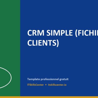 CRM Simple (Fichier Clients)
