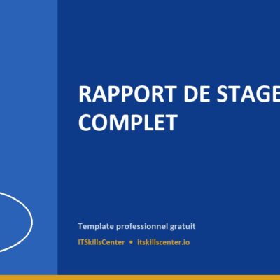 Rapport de Stage Complet