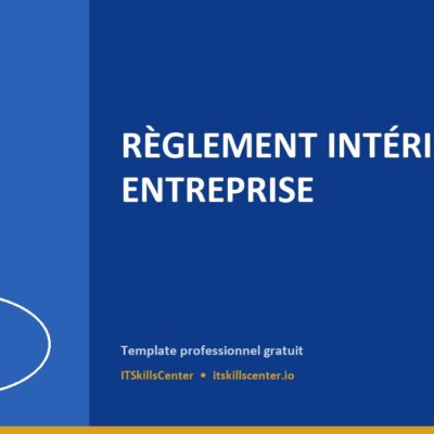 Règlement Intérieur Entreprise