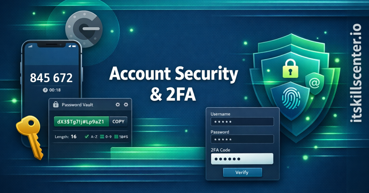 حماية حساباتك على الإنترنت: دليل المصادقة الثنائية وإدارة كلمات المرور بأمان