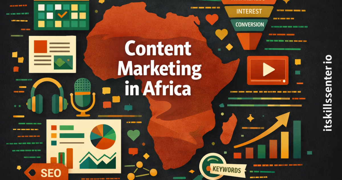 استراتيجيات التسويق بالمحتوى في أفريقيا: مدونات وفيديو وبودكاست وتحسين محركات البحث