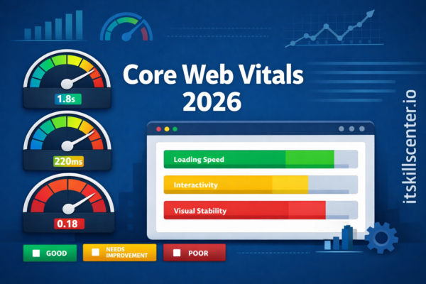 Core Web Vitals en 2026 : guide pour mesurer et améliorer LCP, INP et CLS
