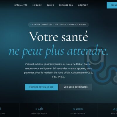Diam – Thème WordPress Médical Gratuit avec Prise de RDV