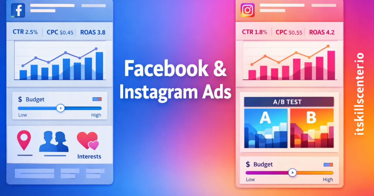 إعلانات فيسبوك وإنستغرام المدفوعة: استهداف الجمهور وتحسين الحملات الإعلانية