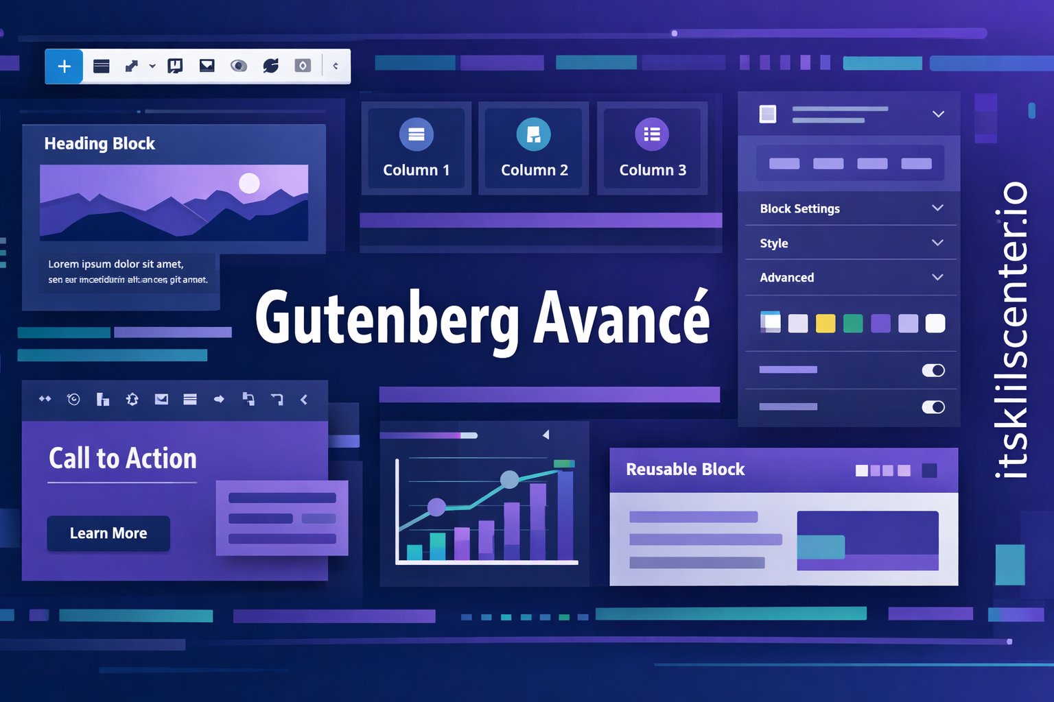 Gutenberg avancé : créer des mises en page complexes avec les blocs natifs de WordPress