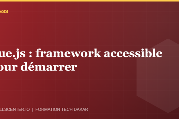 Miniature - Vue.js : framework accessible pour démarrer