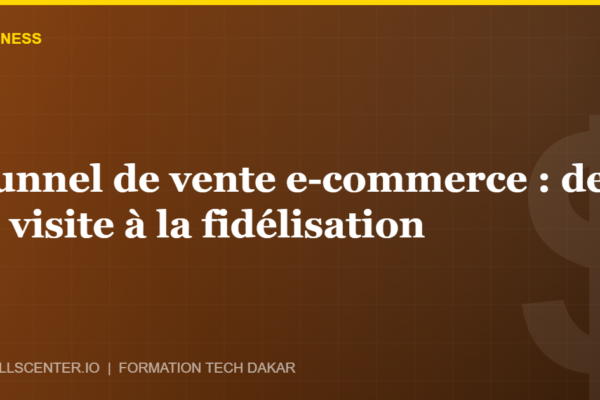 Miniature - Tunnel de vente e-commerce : de la visite à la fidélisation