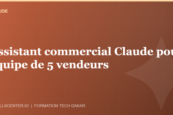 Miniature - Assistant commercial Claude pour équipe de 5 vendeurs