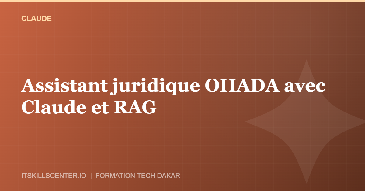 Miniature - Assistant juridique OHADA avec Claude et RAG