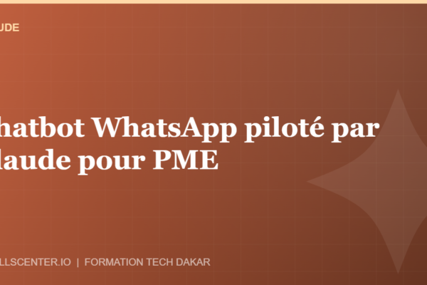 Miniature - Chatbot WhatsApp piloté par Claude pour PME