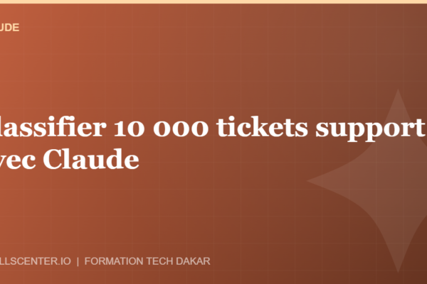 Miniature - Classifier 10 000 tickets support avec Claude