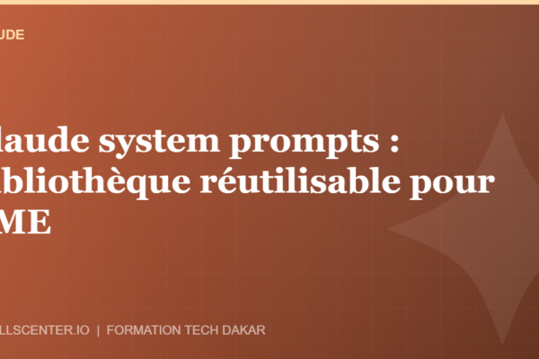 Miniature - Claude system prompts : bibliothèque réutilisable pour PME