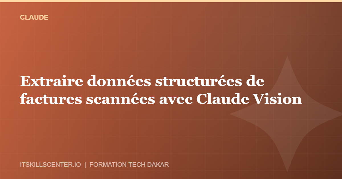 Miniature - Extraire données structurées de factures scannées avec Claude Vision