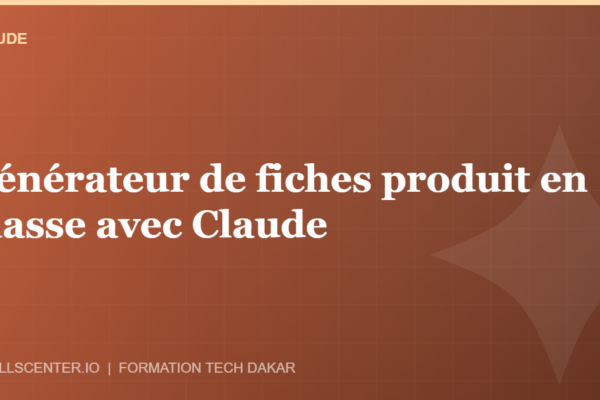 Miniature - Générateur de fiches produit en masse avec Claude