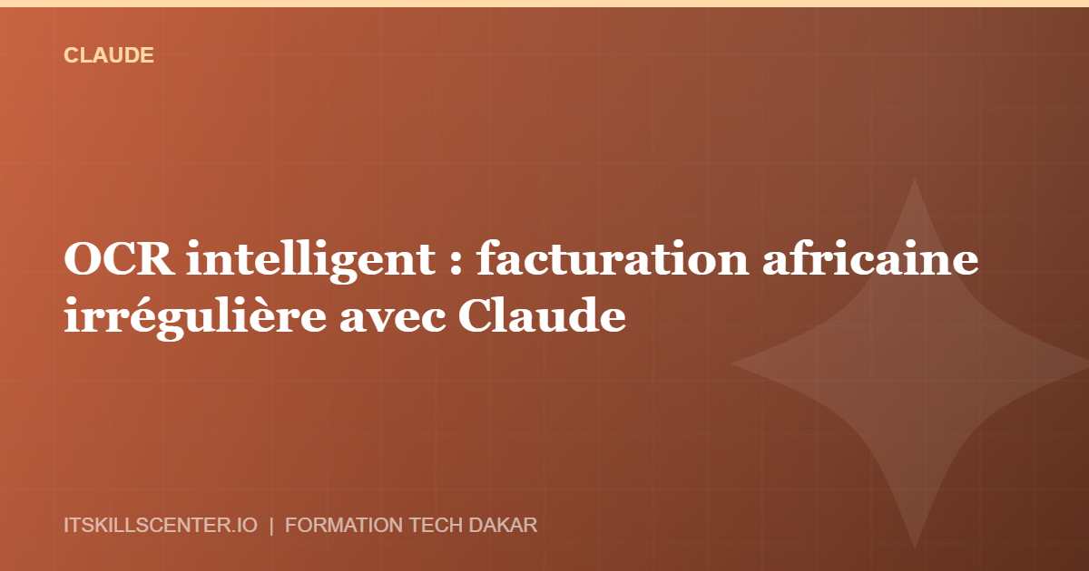Miniature - OCR intelligent : facturation africaine irrégulière avec Claude