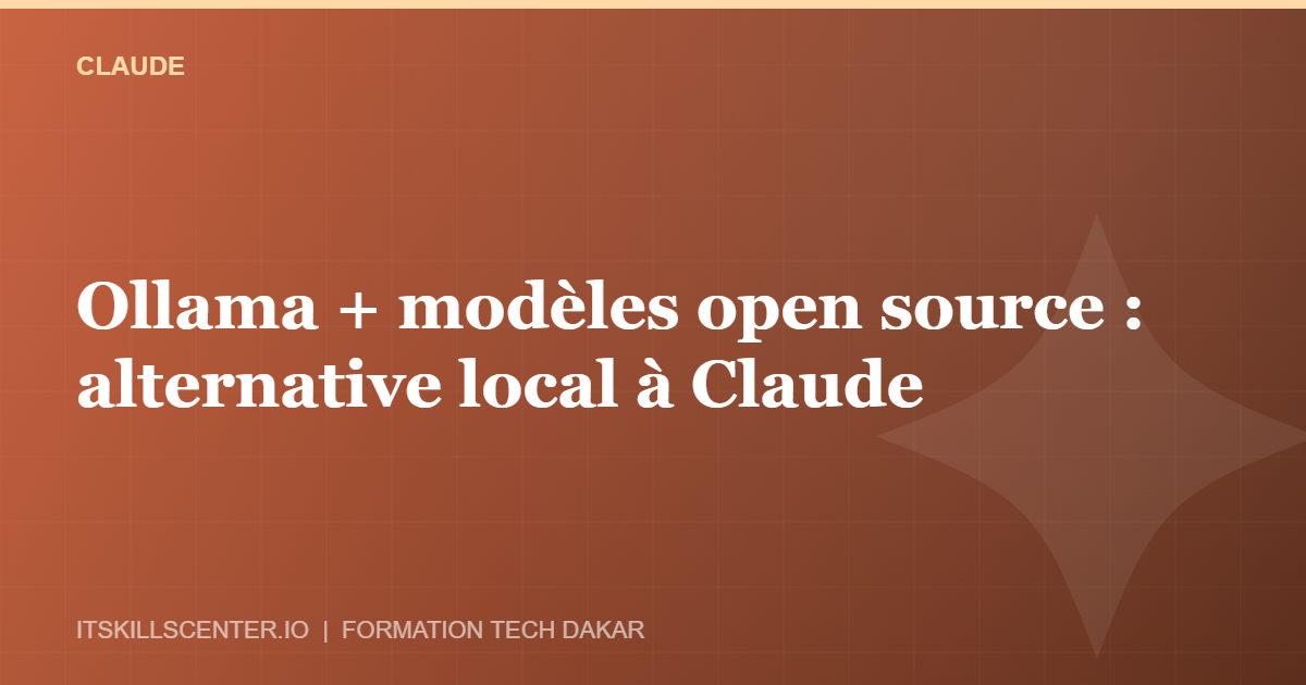 Miniature - Ollama + modèles open source : alternative local à Claude