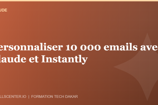 Miniature - Personnaliser 10 000 emails avec Claude et Instantly