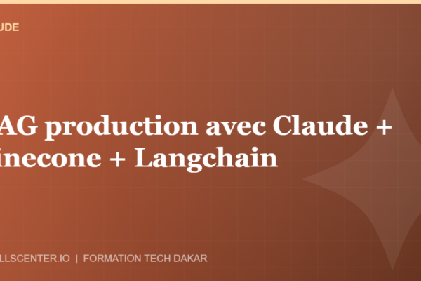 Miniature - RAG production avec Claude + Pinecone + Langchain