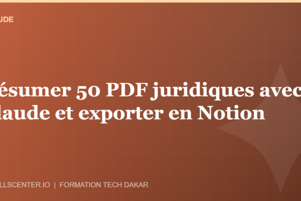Miniature - Résumer 50 PDF juridiques avec Claude et exporter en Notion
