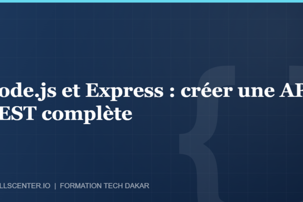 Miniature - Node.js et Express : créer une API REST complète