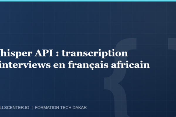Miniature - Whisper API : transcription d'interviews en français africain