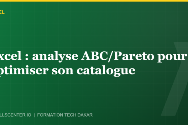 Miniature - Excel : analyse ABC/Pareto pour optimiser son catalogue