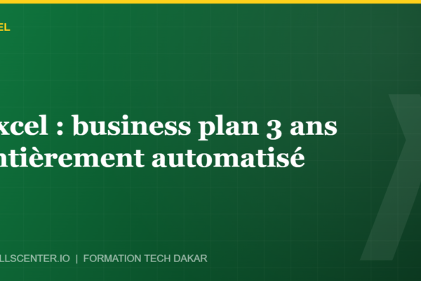 Miniature - Excel : business plan 3 ans entièrement automatisé