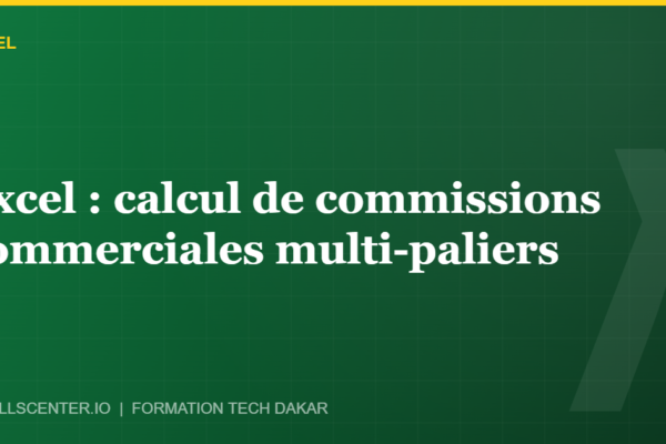 Miniature - Excel : calcul de commissions commerciales multi-paliers