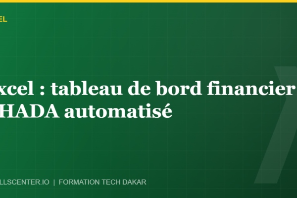Miniature - Excel : tableau de bord financier OHADA automatisé