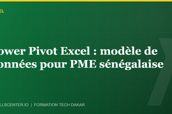 Miniature - Power Pivot Excel : modèle de données pour PME sénégalaise