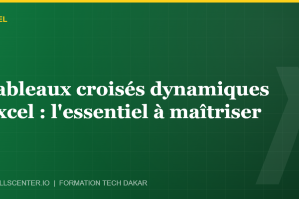 Miniature - Tableaux croisés dynamiques Excel : l'essentiel à maîtriser