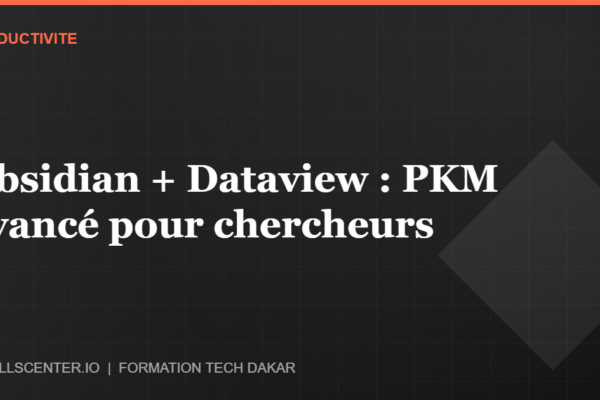 Miniature - Obsidian + Dataview : PKM avancé pour chercheurs