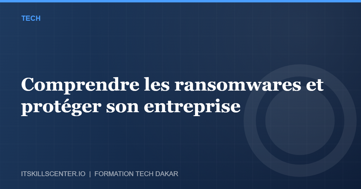 Miniature - Comprendre les ransomwares et protéger son entreprise