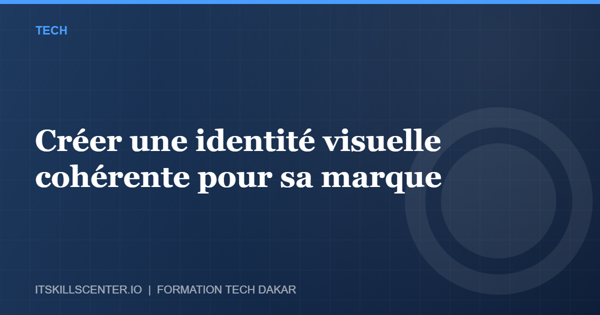 Miniature - Créer une identité visuelle cohérente pour sa marque