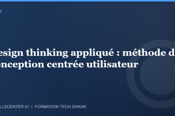 Miniature - Design thinking appliqué : méthode de conception centrée utilisateur