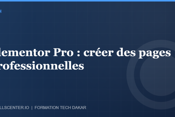 Miniature - Elementor Pro : créer des pages professionnelles