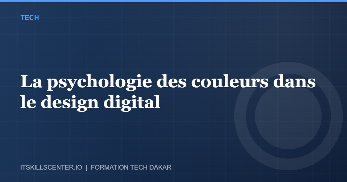 Miniature - La psychologie des couleurs dans le design digital