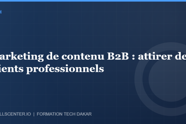 Miniature - Marketing de contenu B2B : attirer des clients professionnels