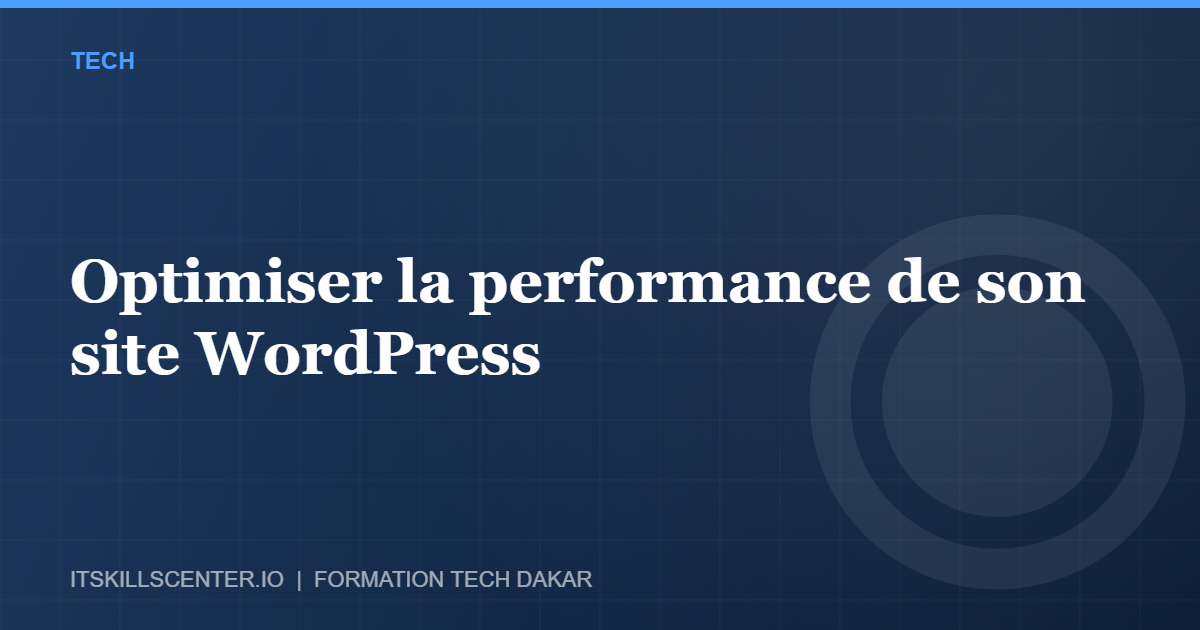 Miniature - Optimiser la performance de son site WordPress