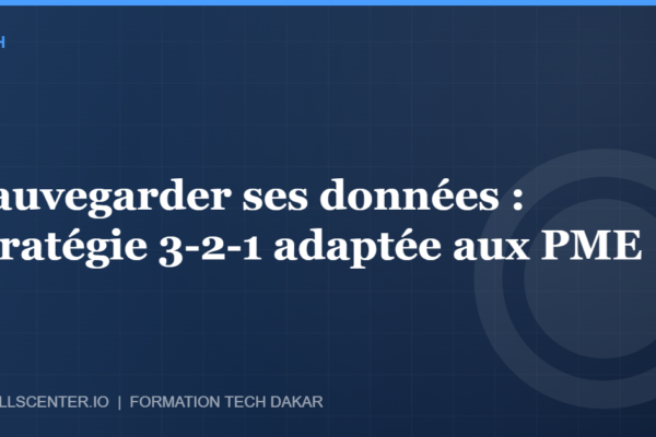 Miniature - Sauvegarder ses données : stratégie 3-2-1 adaptée aux PME