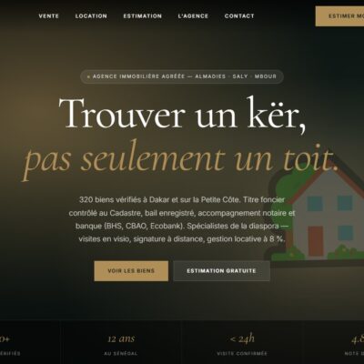 Kër – Thème WordPress Immobilier Gratuit avec Recherche de Biens