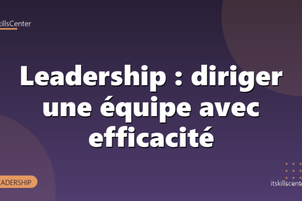 Leadership : diriger une équipe avec efficacité