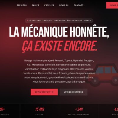 Ndëp – Thème WordPress Garage Automobile Gratuit