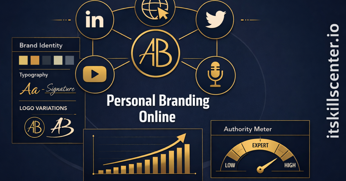 بناء علامة تجارية شخصية قوية على الإنترنت: هوية بصرية ولينكدإن ويوتيوب ومقياس السلطة