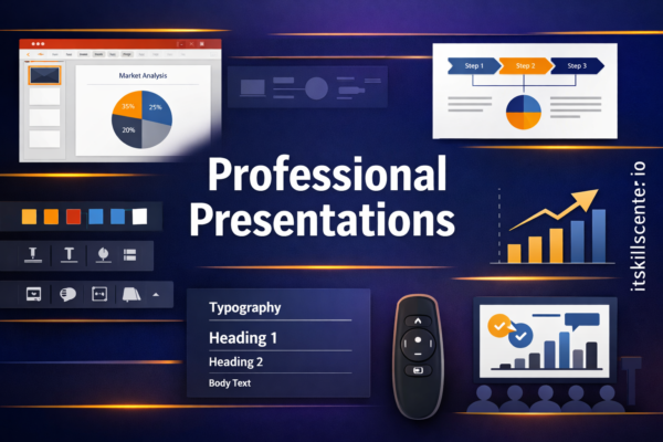 إنشاء عروض تقديمية احترافية: نصائح وتقنيات متقدمة لتصميم الشرائح