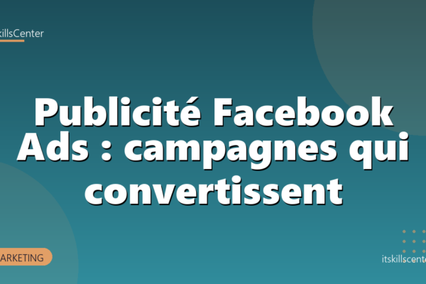 Publicité Facebook Ads : campagnes qui convertissent